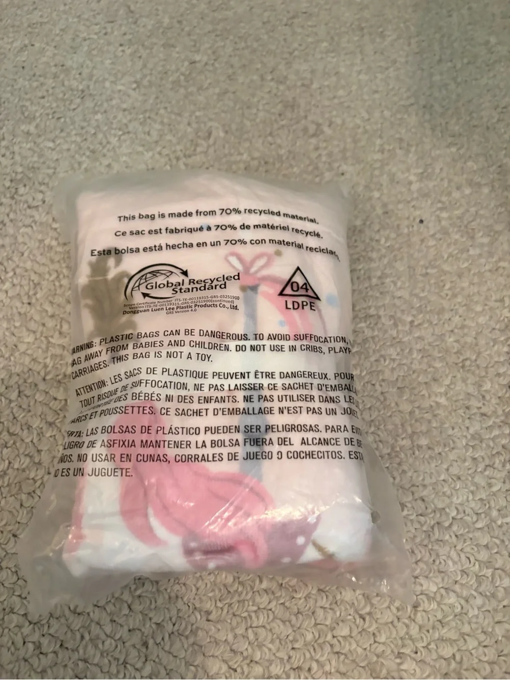 Pottery Barn Kids Light Pink Plush Hooded baby beach wrap nwt